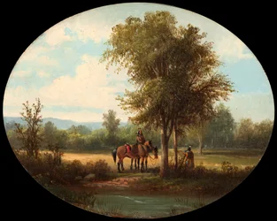 Ein Morgen im Milk River Valley, ca. 1870